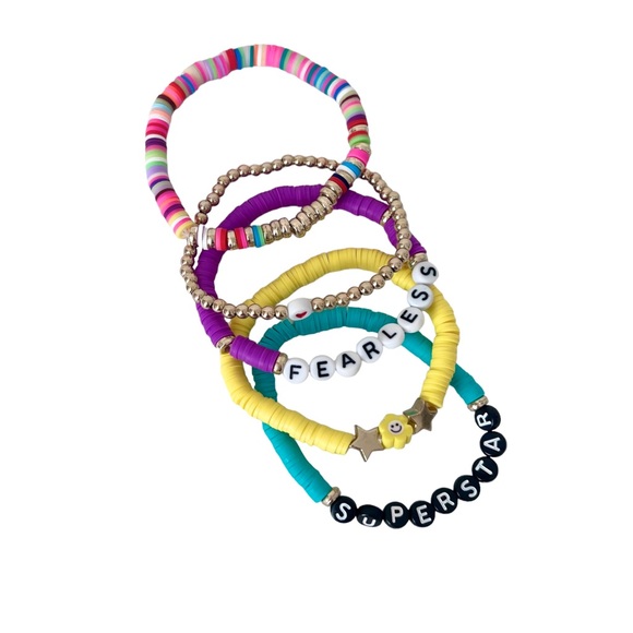 Taylor Swift girls stacked bracelets - Picture 2 of 2